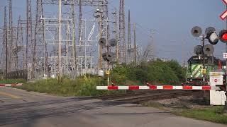 CN L580 - BNSF 2098 at Powerline Rd (August 16 2023)