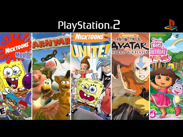 Nickelodeon Cartoon Games for PS2 