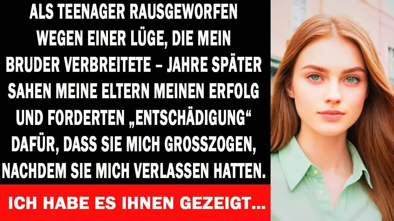 Bruder log, ich wurde rausgeworfen – Jahre später fordern Eltern Geld, ich gab etwas anderes