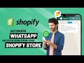 Send WhatsApp Notifications from Shopify Store | WhatsApp API Integration by Cunnekt