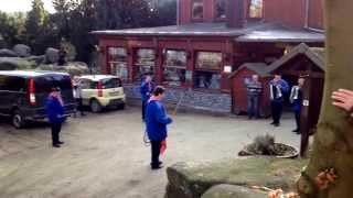 Silvester 2013 - Peitschenknaller vor dem Kästehaus Bad Harzburg