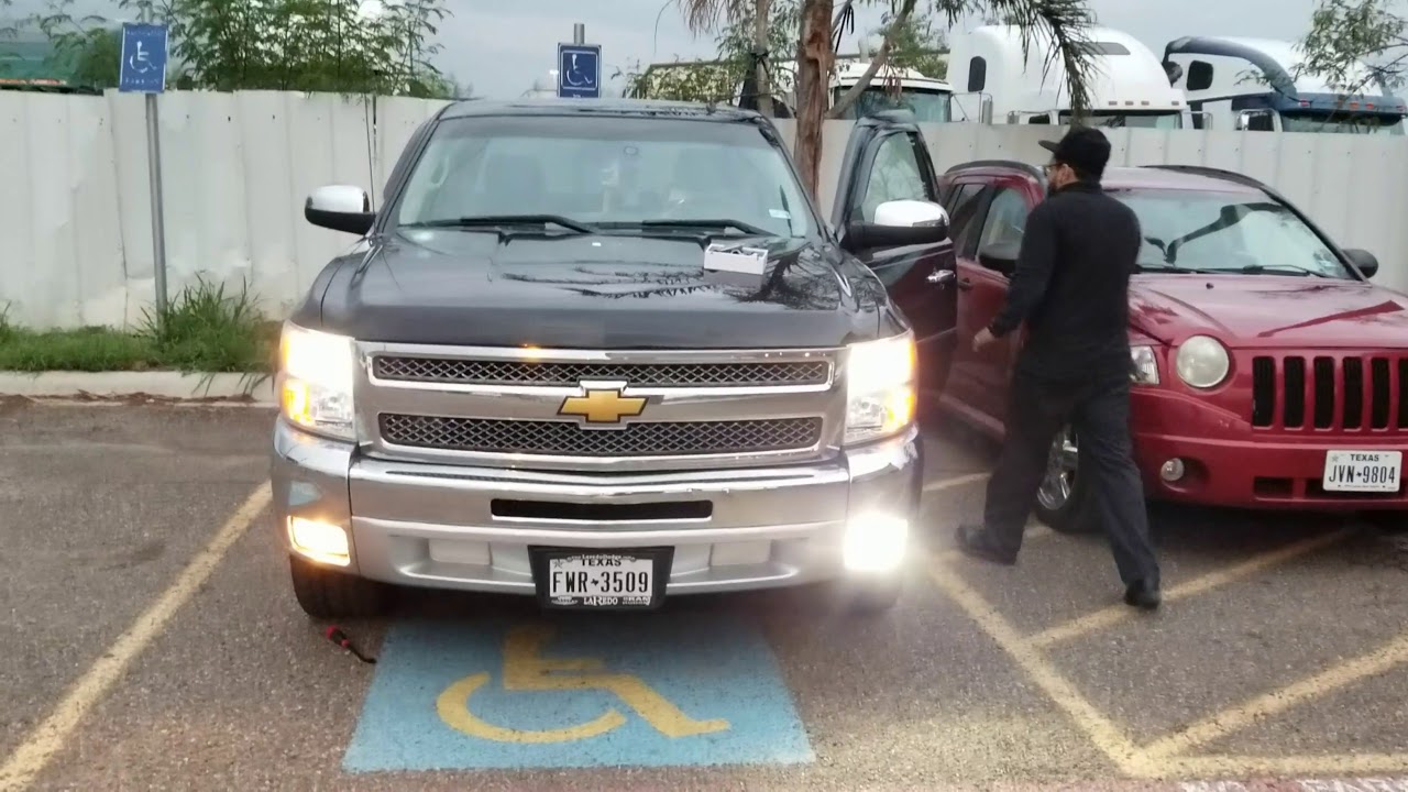 2007-2014 chevy silverado fog lights replaced halogen to LED light