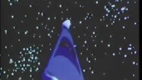 Ski Flying in Space (1980, CGI Footage)