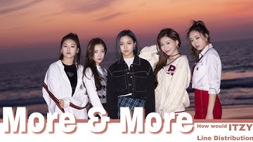 How would ITZY sing MORE & MORE (TWICE) | Line Distribution
