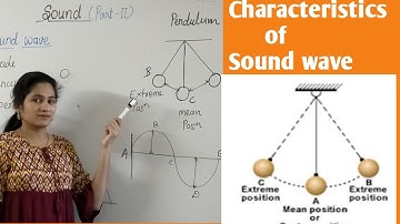 SOUND || Class 8 || Part 2 || Characteristics of sound wave || Amplitude, Time period and Frequency