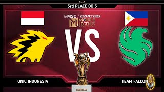 GAME 1 | ONIC ID VS FALCON PH | 3rd PLACE MSC AT EWC 2026