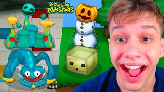 My Singing Monsters Mas Com Monstros do Minecraft e Poppy Playtime