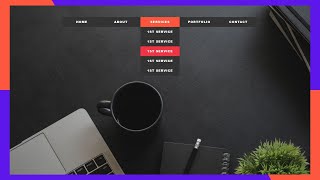 How to make drop down menu using html css | Dropdown Menu | webpage design using html and css