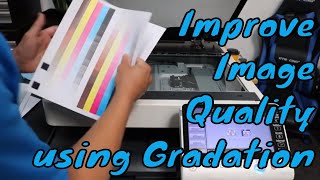 How to improve image quality on Konica color copier!!! (Gradation)
