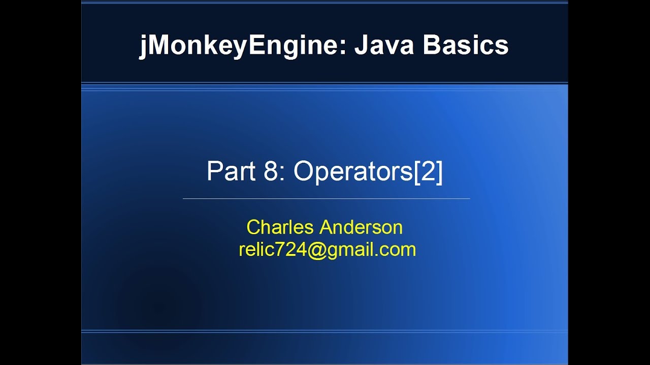 P_008_JTS: Operators+2 - YouTube