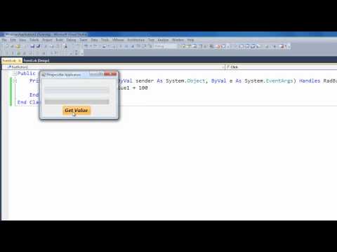 ProgressBar Application in Visual Basic NET(VB.NET)