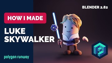 Luke Skywalker in Blender 2.83 - 3D Modeling Process