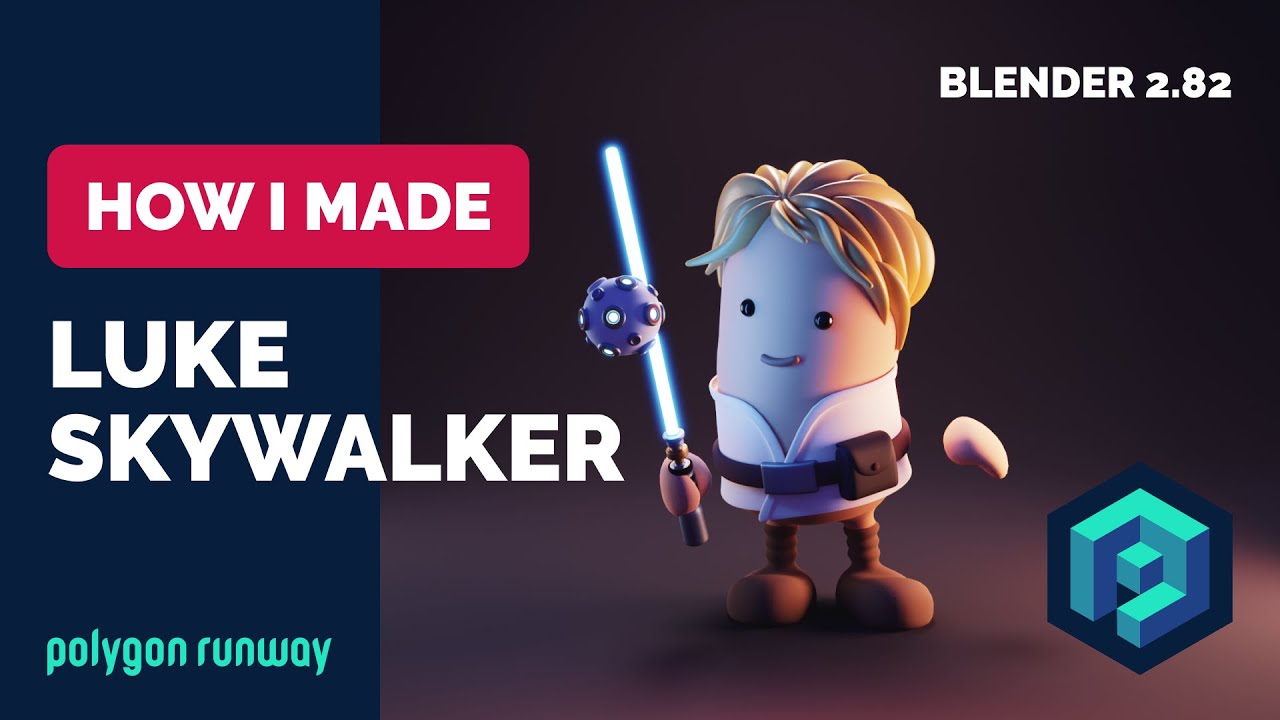 Luke Skywalker in Blender 2.83 - 3D Modeling Process - YouTube