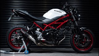Exhaust Sound  Suzuki Sv650 Gp Half System With Carbon Fibre Silencer Cobra Sport Exhausts