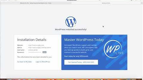 Tạo Subdomain và WordPress trên Bluehost