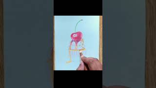 Easy Realistic Drawing of cupcake 🧁