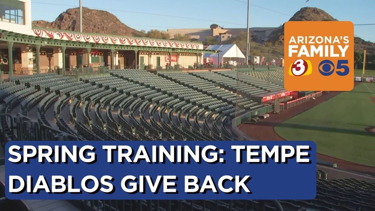 Spring training begins: Baseball team gives back