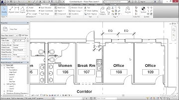 Revit Tutorial - Using constraints