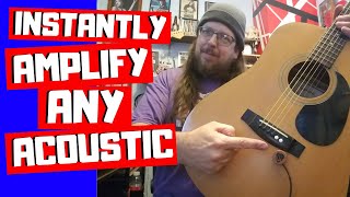 Dean Markley Acoustic Transducer Pickup Demo