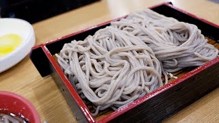 Buckwheat noodles - Korean Street Food / 모밀 국수 - 광화문 미진