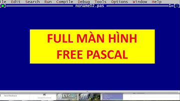 FULL MÀN HÌNH FREE PASCAL |Nguyễn Xuân Hồng IT