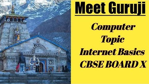 Computer by Avi Thakur I Topic -  Internet Basics