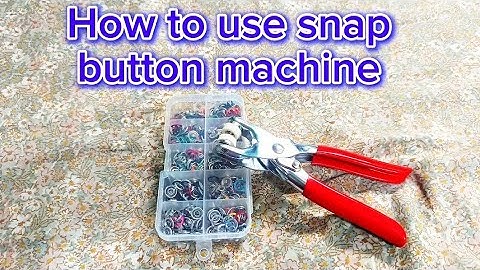 💁How To Use Snap Button Machine || स्नैप बटन इस्तेमाल करने का सही तरीका #sewinghacks #sewingtips 