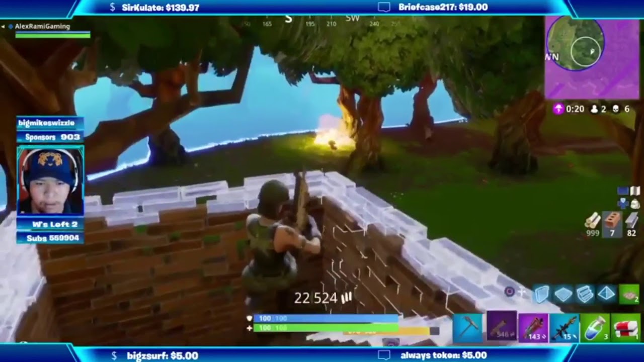 AlexRami Celebrate 2000 Fortnite wins!