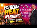 EXTREME HEAT WARNING | Heat indices 110+ Thursday afternoon