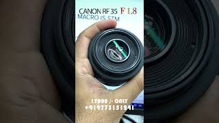 Canon RF 35mm Lens for Just ₹17,000? Best Deal in India! #Shorts