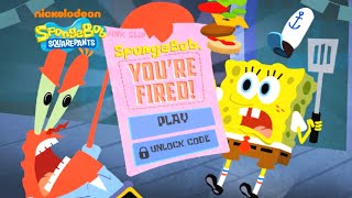Spongebob Squarepants Youre Fired Cartoon Games New Episodes Nick Jr Hd