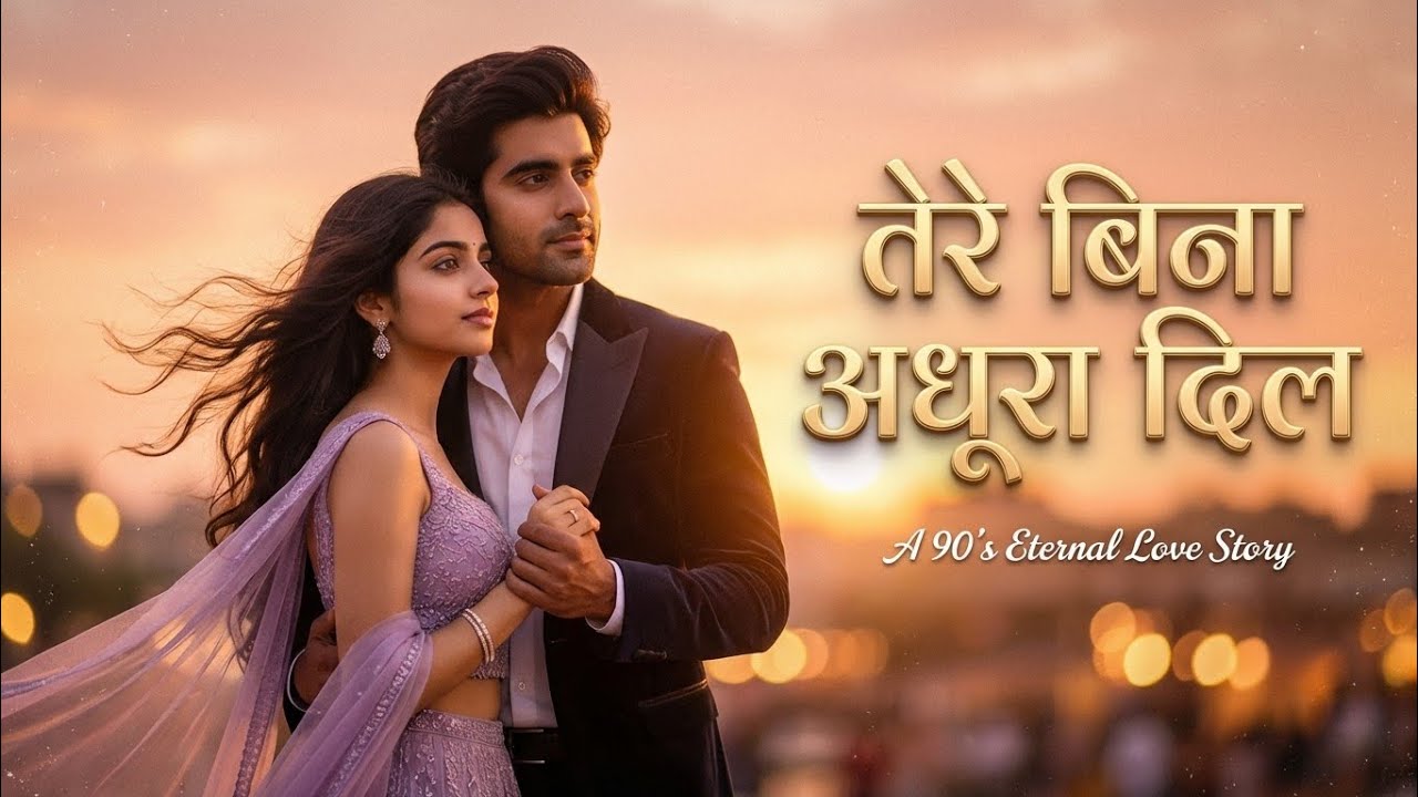 Tere Bina Adhura Dil 💔 | 90s Bollywood Love Sad Song | Dil Ko Chhoo Jaane Wala Gaana