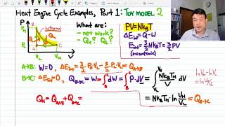 Heat Engine Cycle Examples, Part 1-B