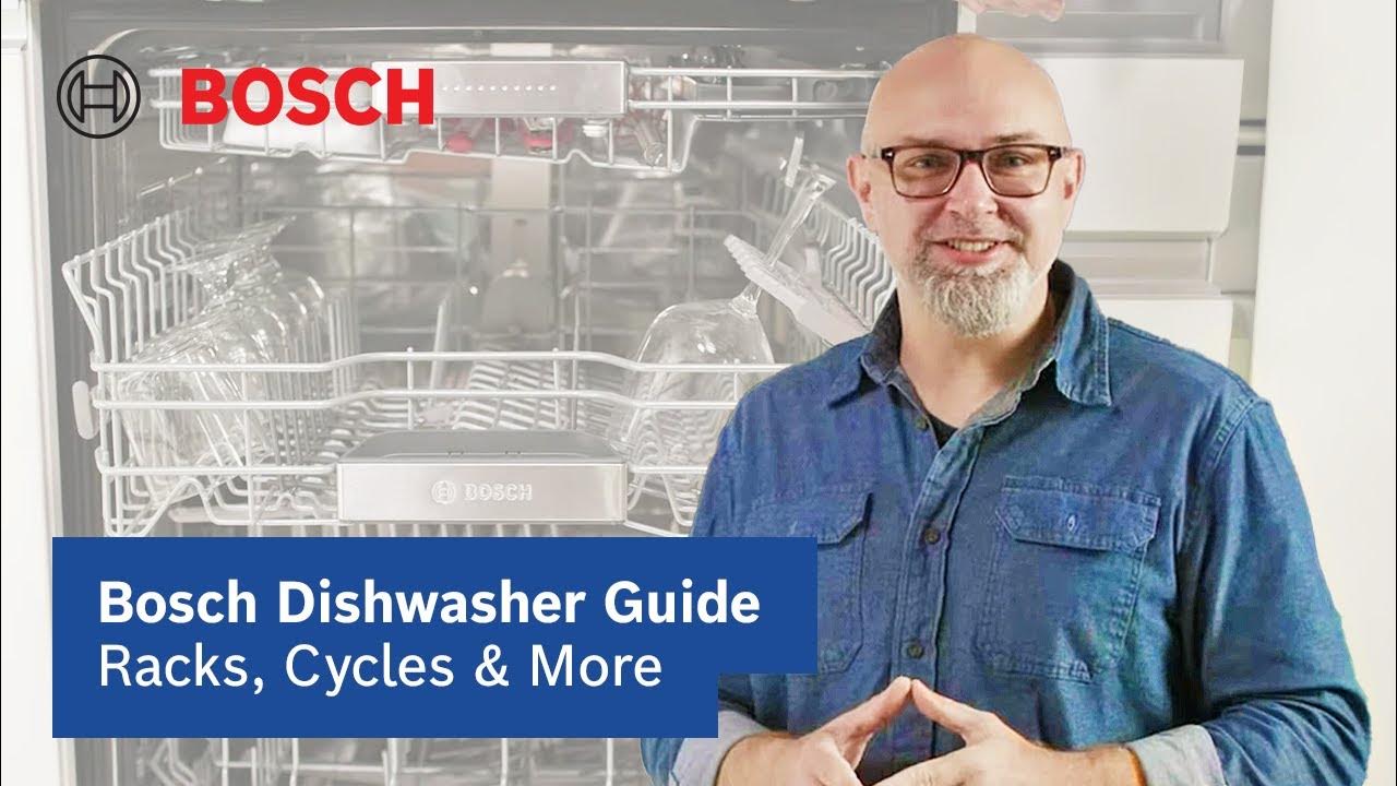 Getting to Know Your Bosch Dishwasher - YouTube