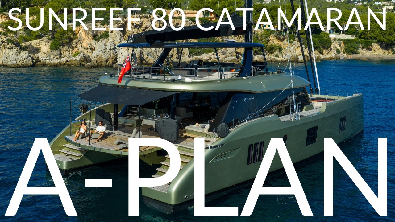 ⁣YACHT STORY | A-PLAN: A STUNNING SUNREEF 80 CATAMARAN