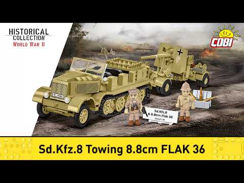 Sd.Kfz.8 Towing 8.8 cm Flak 36 (COBI-3143)