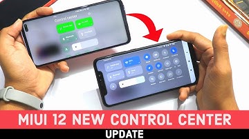 MIUI 12 NIEUWE CONTROL CENTER UPDATE VOOR MIUI 11 OF MIUI 12 ALLE XIAOMI-APPARATEN | BESCHIKBAAR ...