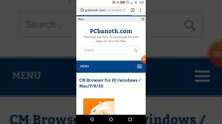 CM Browser for PC/windows / Mac/7/8/10 Free download screenshot 5