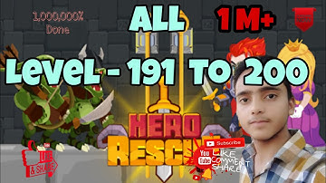 HeroRescue-walktrough All levels - 191 to 200 -Gameplay ,android , iOS  by Anas Faruqi