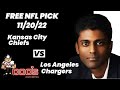 NFL Picks - Kansas City Chiefs vs Los Angeles Chargers Prediction, 11/20/2022 Week 11 NFL