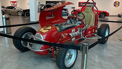 A look at a 1947 Kurtis Kraft Midget Race Car