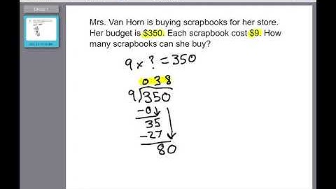 Interpreting Remainders