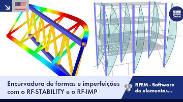 [EN] Encurvadura de formas e imperfeições com o RF-STABILITY e o RF-IMP | Dlubal Software