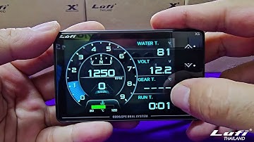 วิธีการเซ็ตเกจ LUFI XS เมนูภาษาไทย ดูค่าความร้อนน้ำมันเกียร์ รถ HONDA