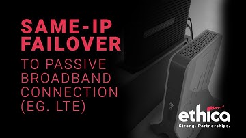 Backup Internet Service 2 – Active-Passive – Same-IP Failover to Passive Broadband links (eg. LTE)