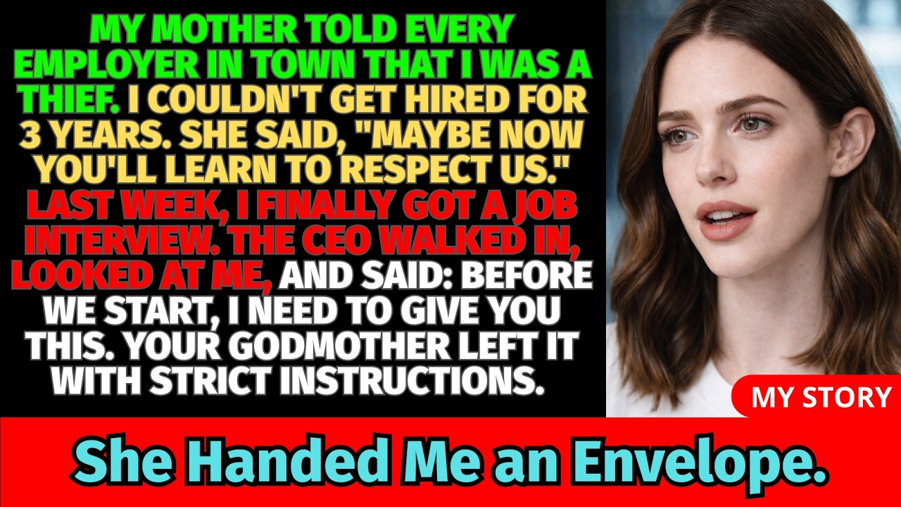 My Mother Ruined My Reputation for 3 Years. Then, The CEO Gave Me an Envelope from My Godmother.