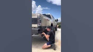 Custom Diesel Exhaust Tip Install!!!