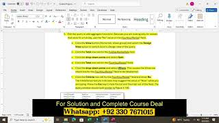 Access 2021 Chapter 3 Guided Project 3-2 | In Practice | Step-by-Step Tutorial