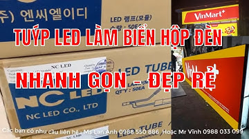 LED TUBE NC chuyên làm biển hộp đèn 2 mặt | Vinhanh LED68