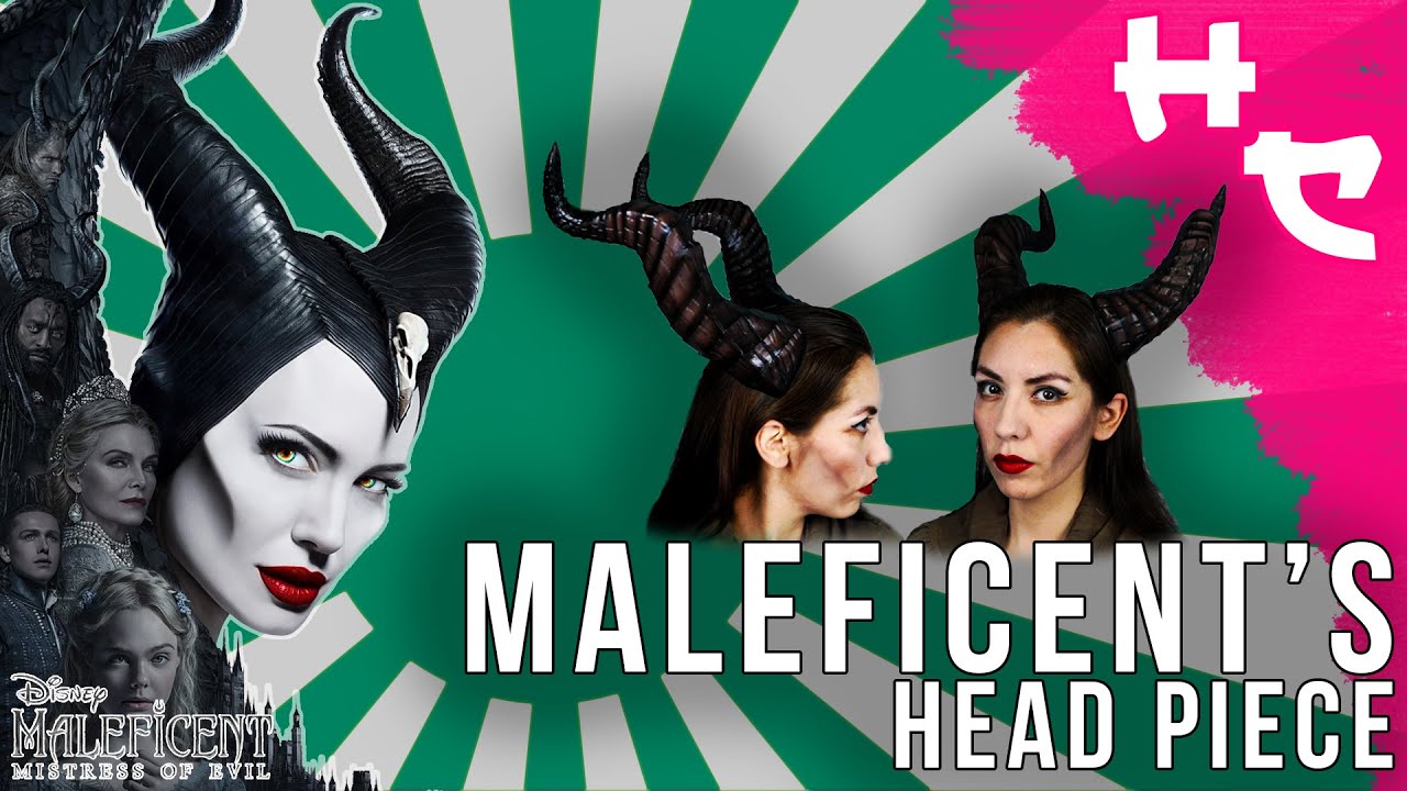 Let's Make Maleficent's head piece (Horns) + FREE Templates!!! (English)